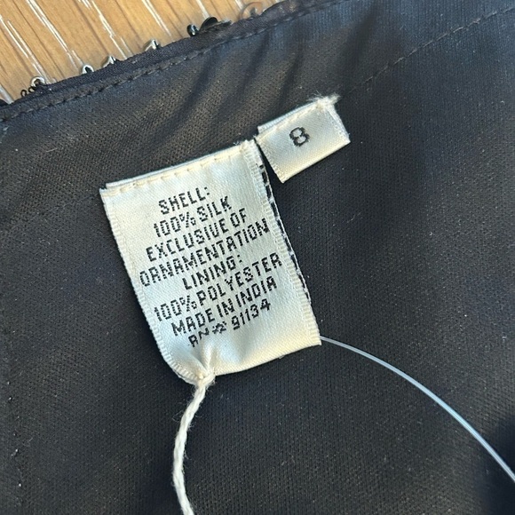 NWOT SCALA Hand Beaded Strapless Dress (Size 8, Fits smaller, P2P 17 inches) - Picture 12 of 15